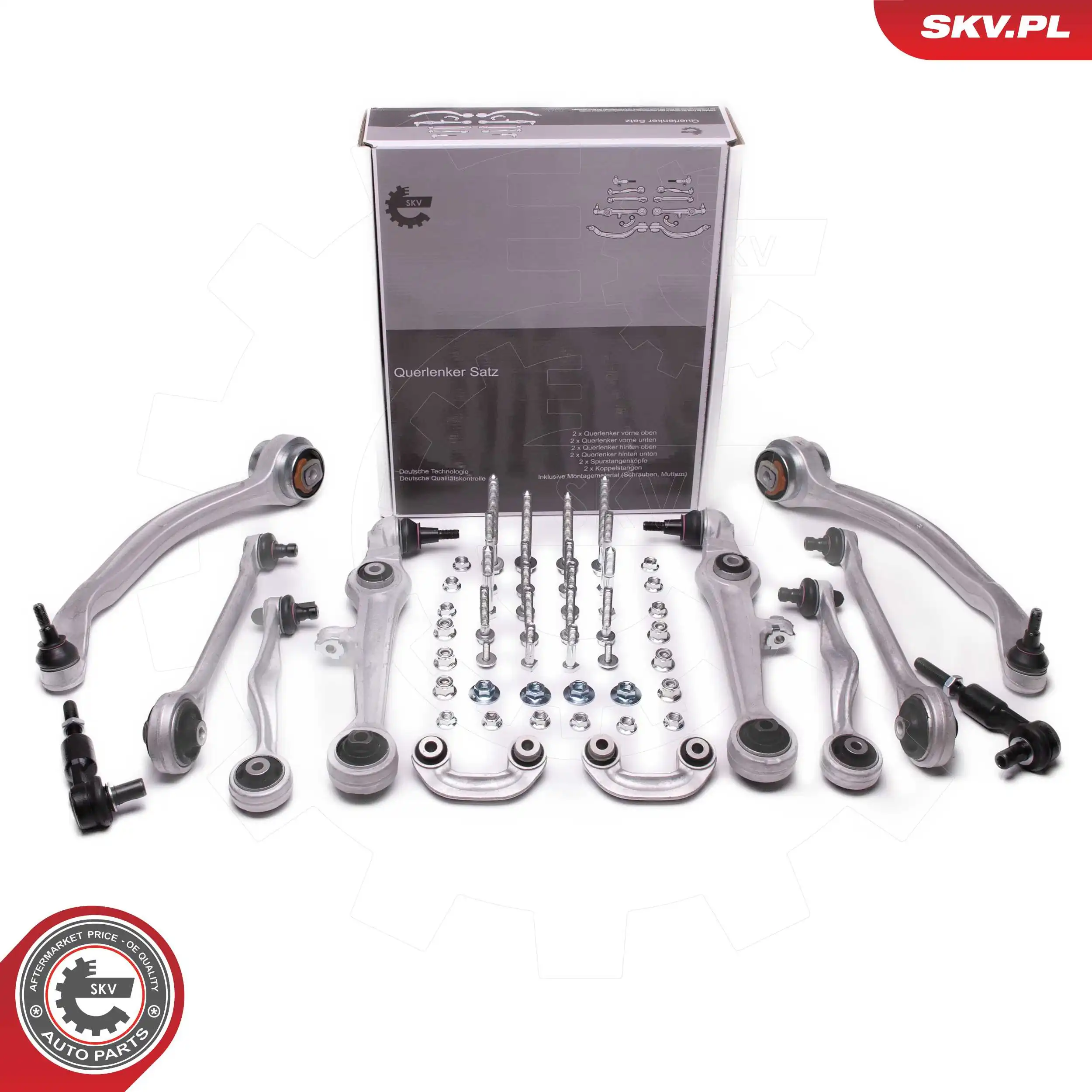 Control/Trailing Arm Kit, wheel suspension